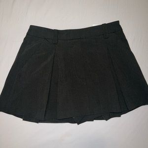 Zara Khaki Green Pleated Skort/Skirt